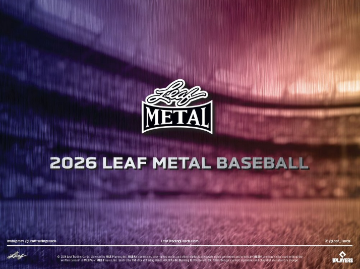 2026 Leaf Metal Baseball Hobby 10-Box Case