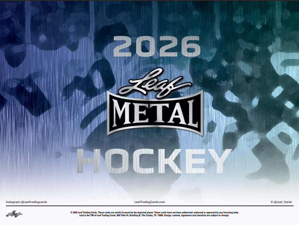 2026 Leaf Metal Hockey 12-Box Case
