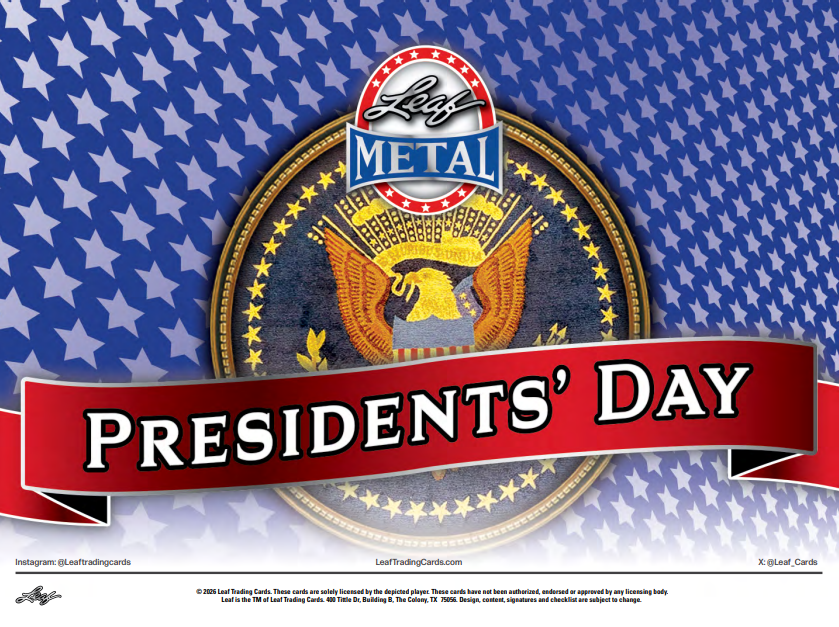 2026 Leaf Presidents' Day 10-Box Case