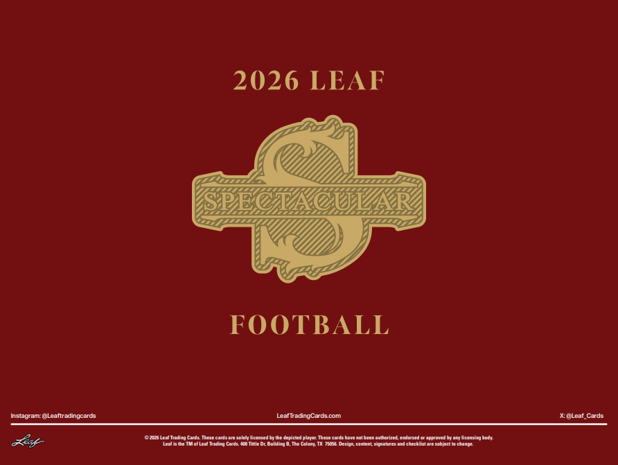 2026 Leaf Spectacular Football Box