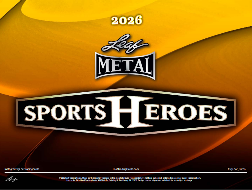 2026 Leaf Sport Heroes Hobby Box