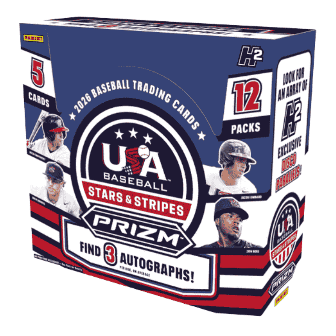2026 Panini USA Stars & Stripes Prizm Baseball H2 Box 