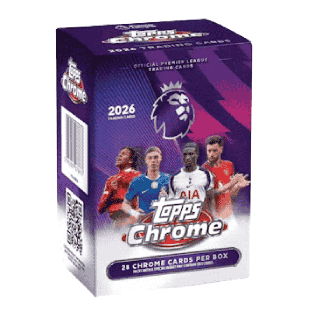 2026 Topps Chrome Premier League Soccer Blaster Box