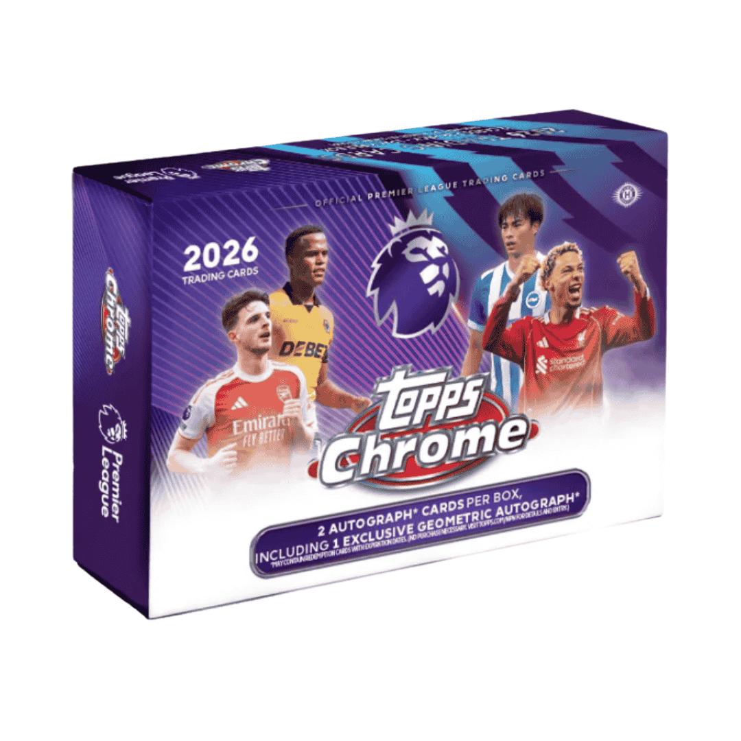 2026 Topps Chrome Premier League Soccer Breaker's Delight Box