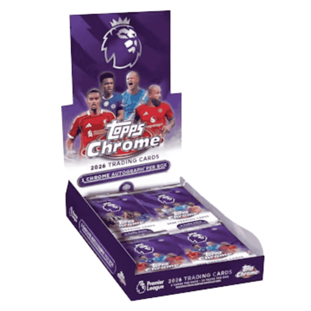 2026 Topps Chrome Premier League Soccer Hobby Box