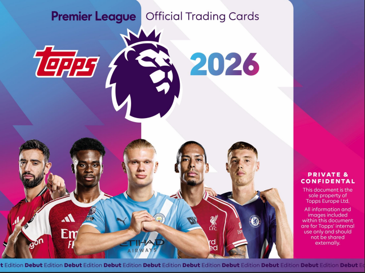 2026 Topps Premier League Soccer Hobby 12-Box Case