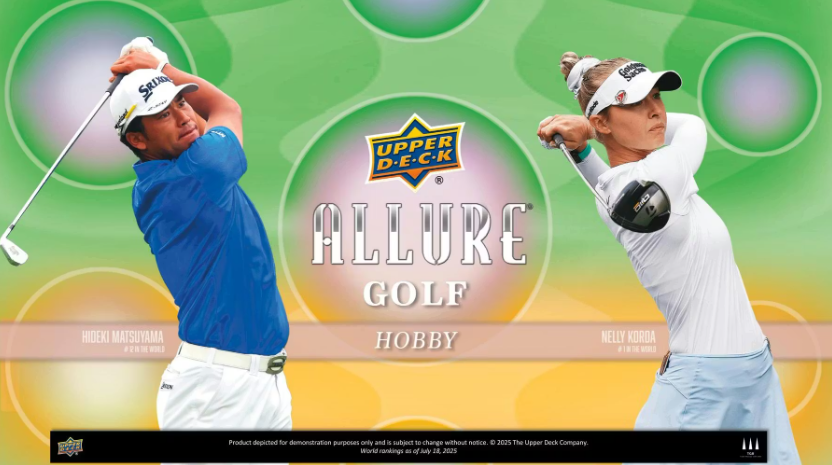 2026 Upper Deck Allure Golf Hobby 9-Box Case
