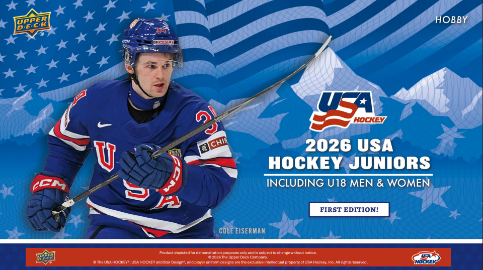 2026 Upper Deck Team USA Juniors Hockey Hobby Box