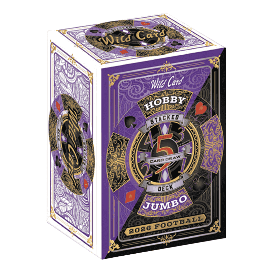 2026 Wild Card Five Card Draw Stacked Deck Football Hobby Jumbo Box