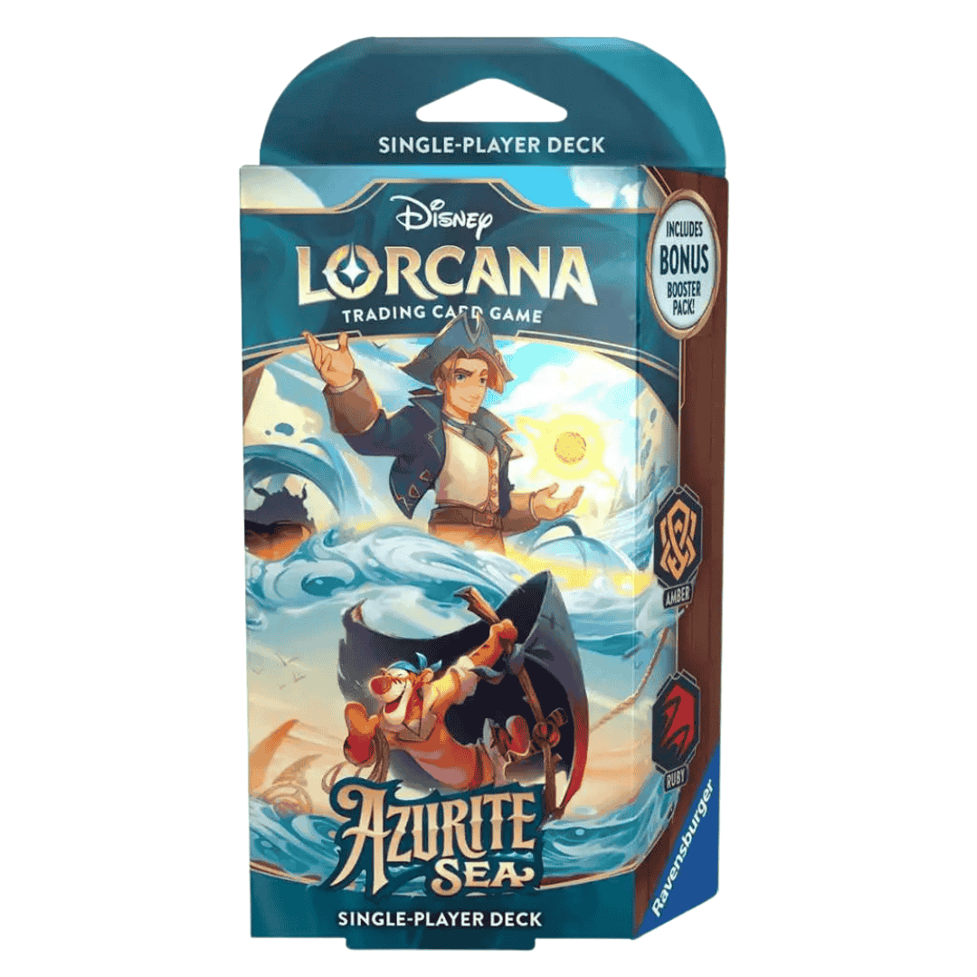Disney Lorcana Azurite Sea Starter 8-Deck Display Box