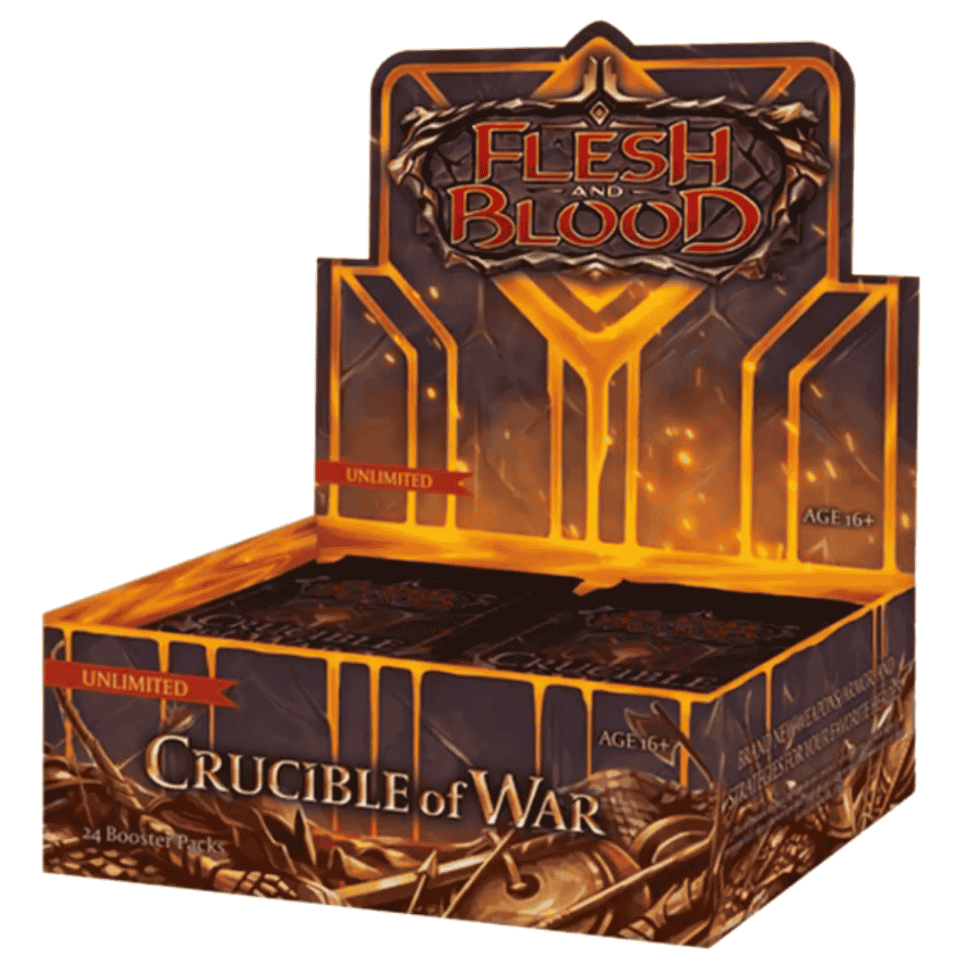 Flesh and Blood Trading Card Game Crucible of War (Unlimited) Booster Box