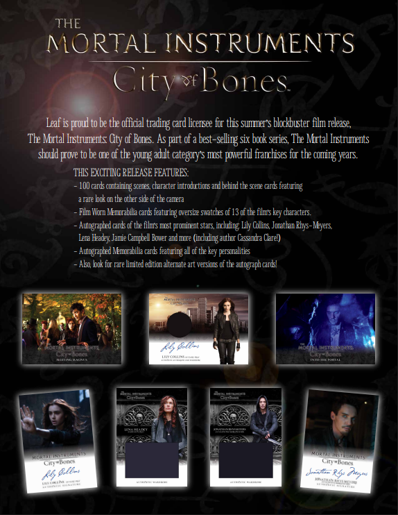 Mortal Instruments: City Of Bones Cards (Leaf) 12-Box Case