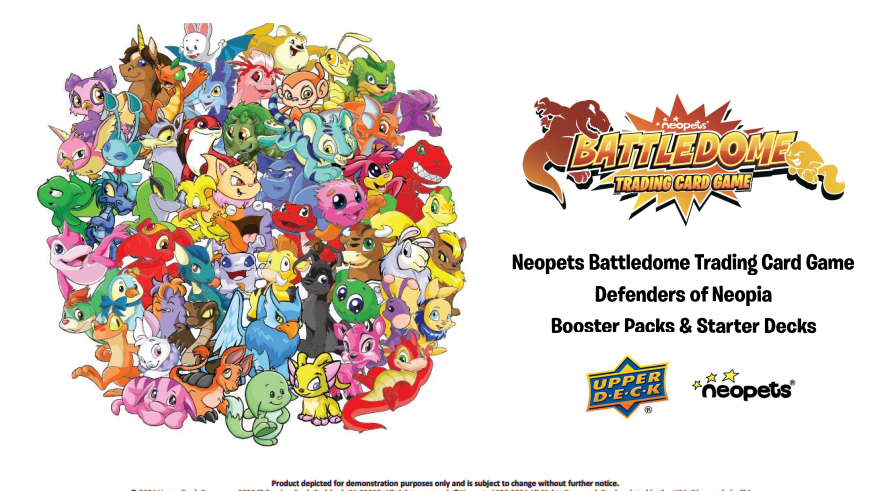 Neopets Battledome Fire + Starry Starter Deck Box (Upper Deck)