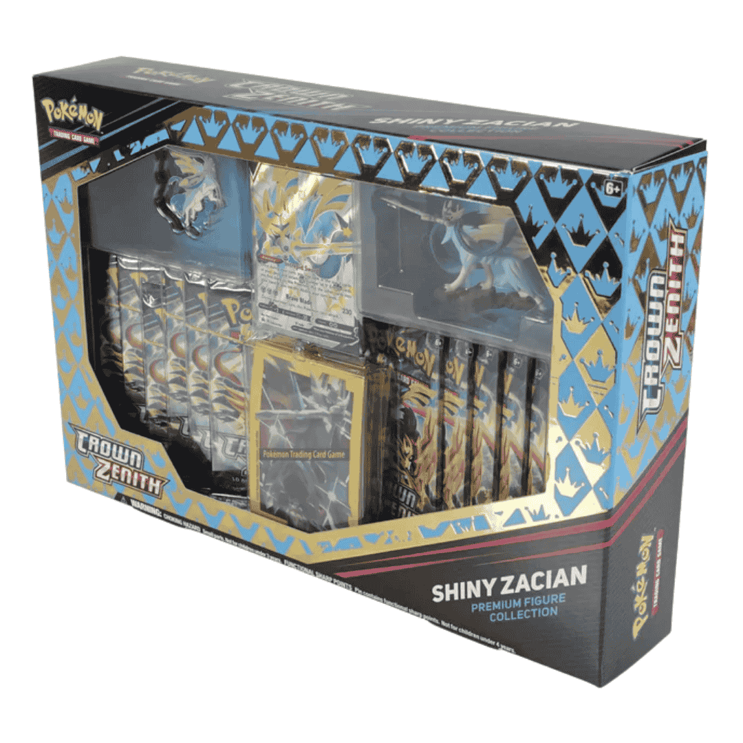 Pokemon Crown Zenith Premium Figure Collection Box (Shiny Zacian)