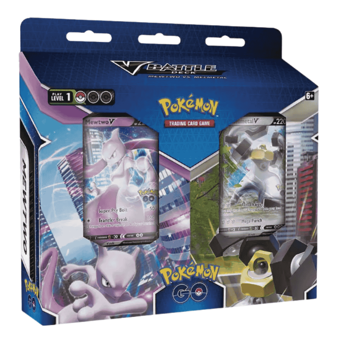  Pokemon GO Mewtwo V/Melmetal V Battle Deck Bundle