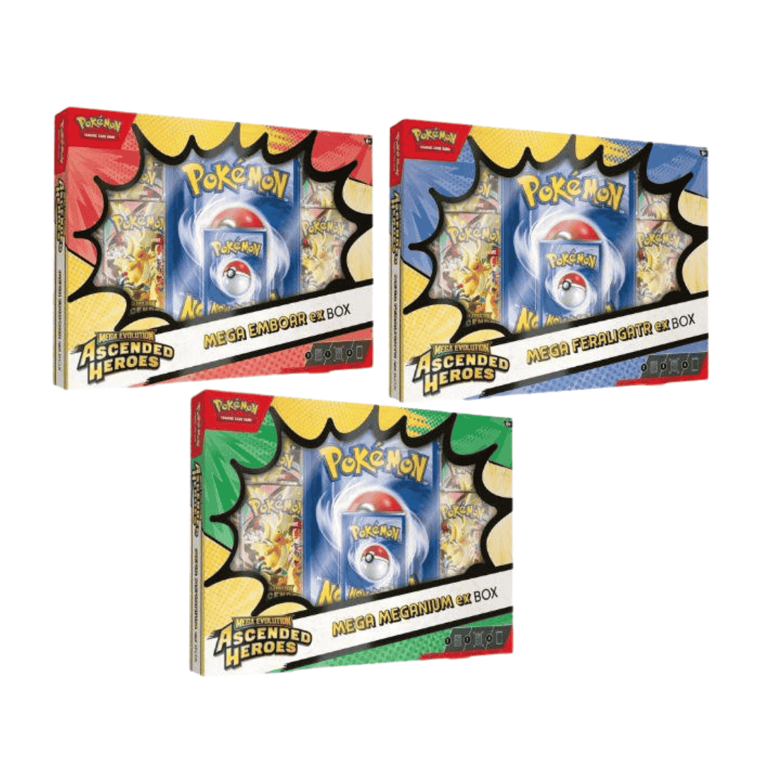 Pokemon Mega Evolution Ascended Heroes EX Box