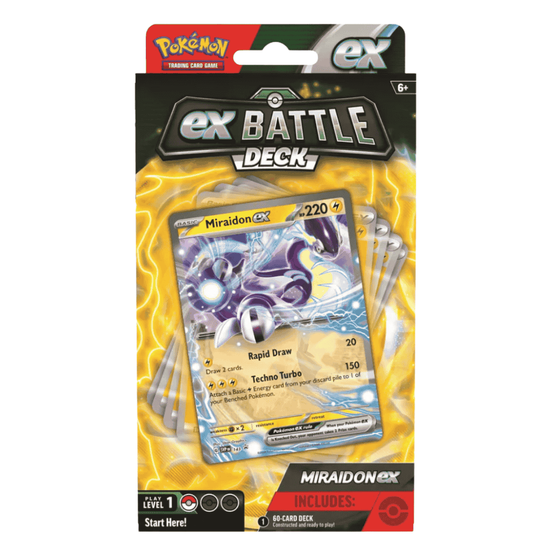 Pokemon Miraidon ex / Victini ex Battle Deck Box