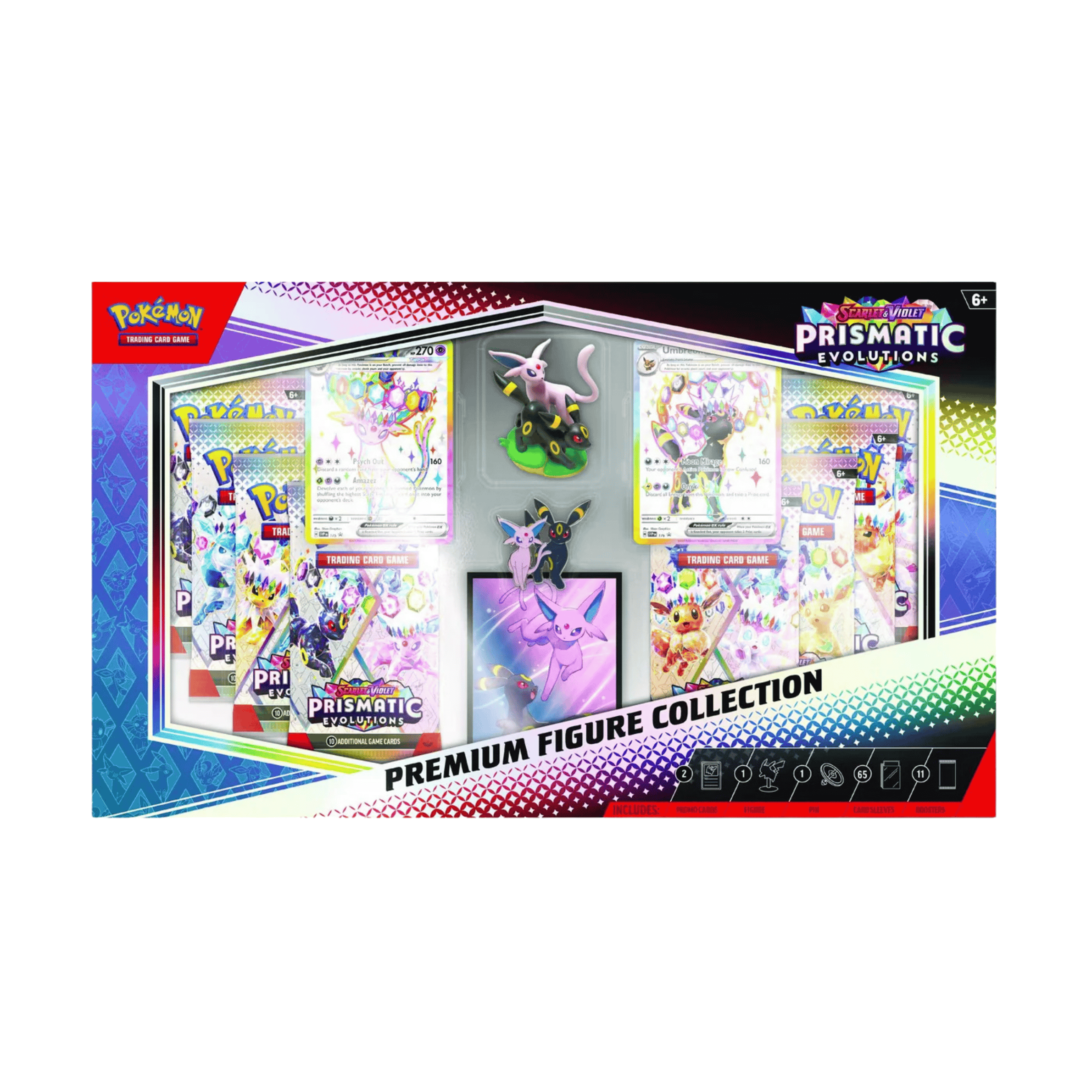 Pokemon Scarlet & Violet Prismatic Evolutions Premium Figure Collection Box