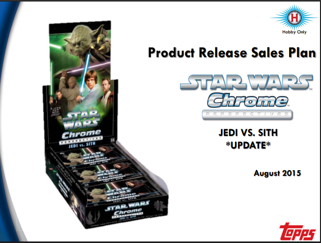 Topps Star Wars Chrome Perspectives: Jedi Vs Sith Box