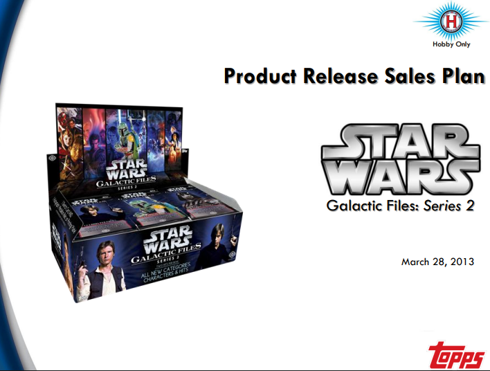 Topps Star Wars Galactic Files Series 2 Hobby 12-Box Case