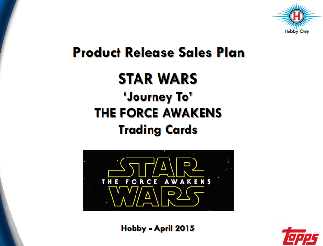 Topps Star Wars Journey To The Force Awakens Hobby 12-Box Case