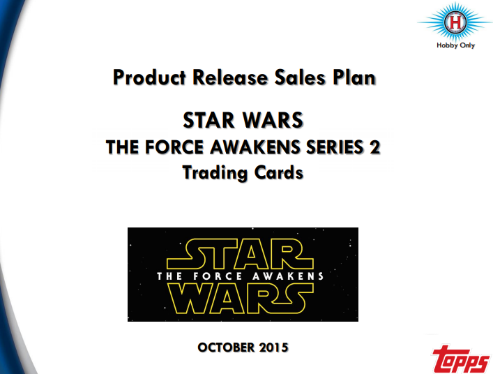 Topps Star Wars The Force Awakens Ser 2 Hobby 12-Box Case