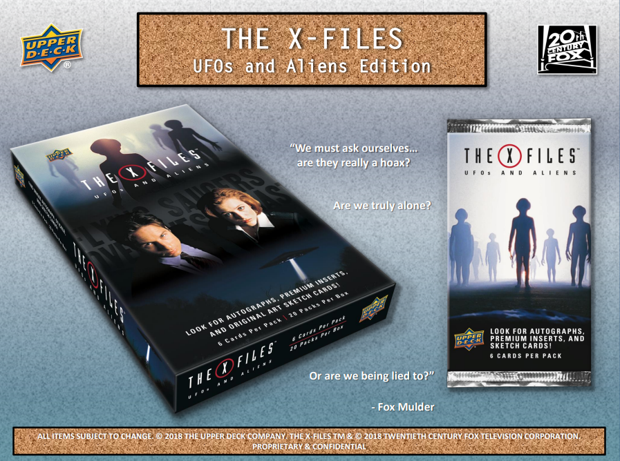 Upper Deck The X-Files - UFO's and Aliens Edition Box