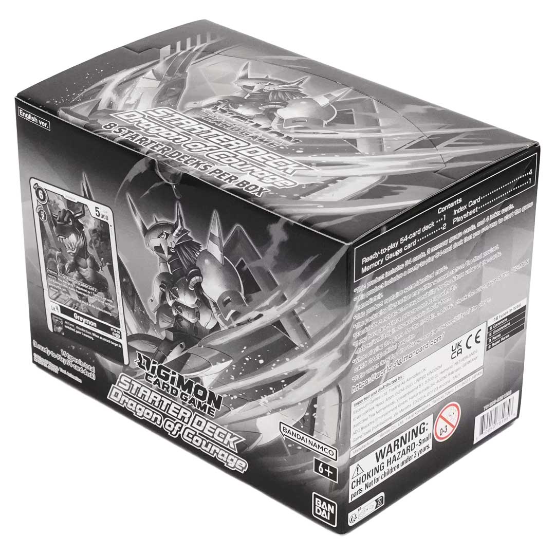 Digimon Dragon of Courage Starter 8-Deck Box 