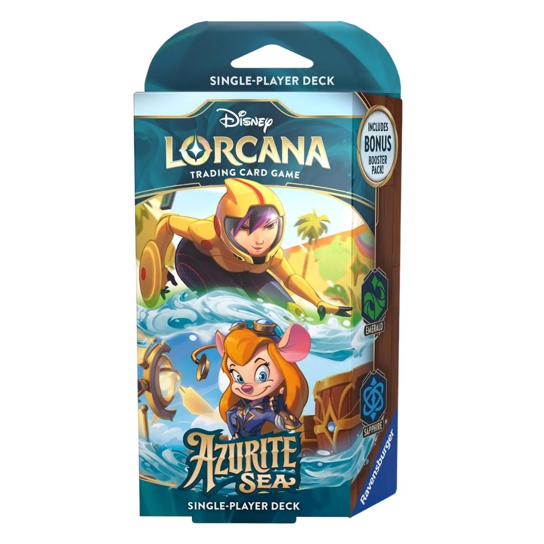 Disney Lorcana Azurite Sea Starter's Deck Box (Emerald & Sapphire)