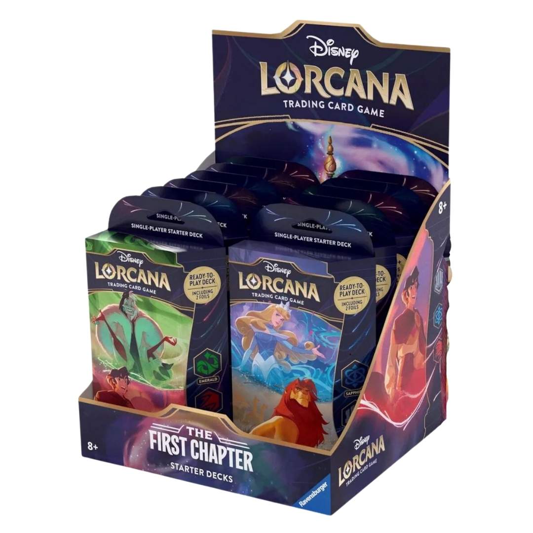 Disney Lorcana The First Chapter 12-Starter Deck Display