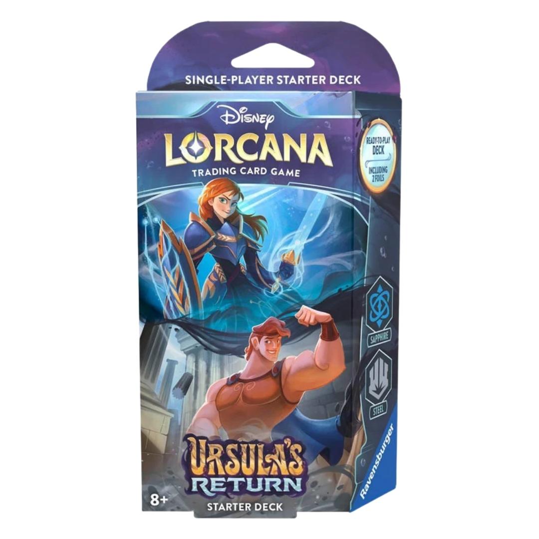 Disney Lorcana: Ursula's Return Starter Deck (Sapphire and Steel)