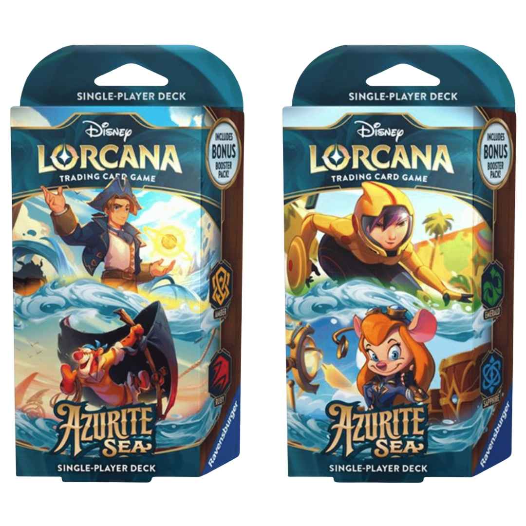 Lorcana Azurite Sea Starter Deck Pair