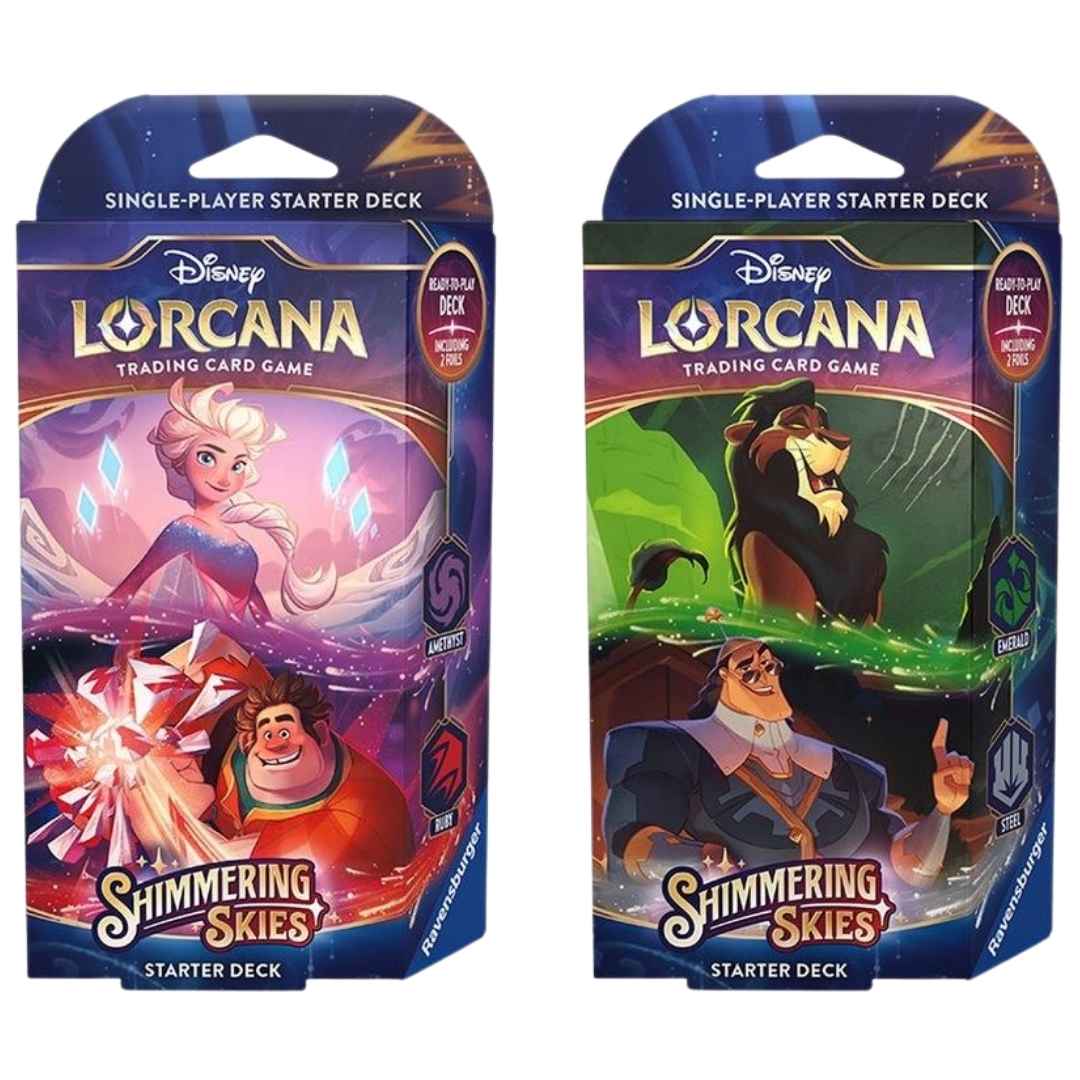 Lorcana Shimmering Skies Starter Deck Pair