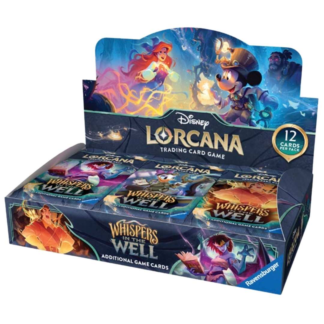 Lorcana Whispers in the Well Starter Deck Display