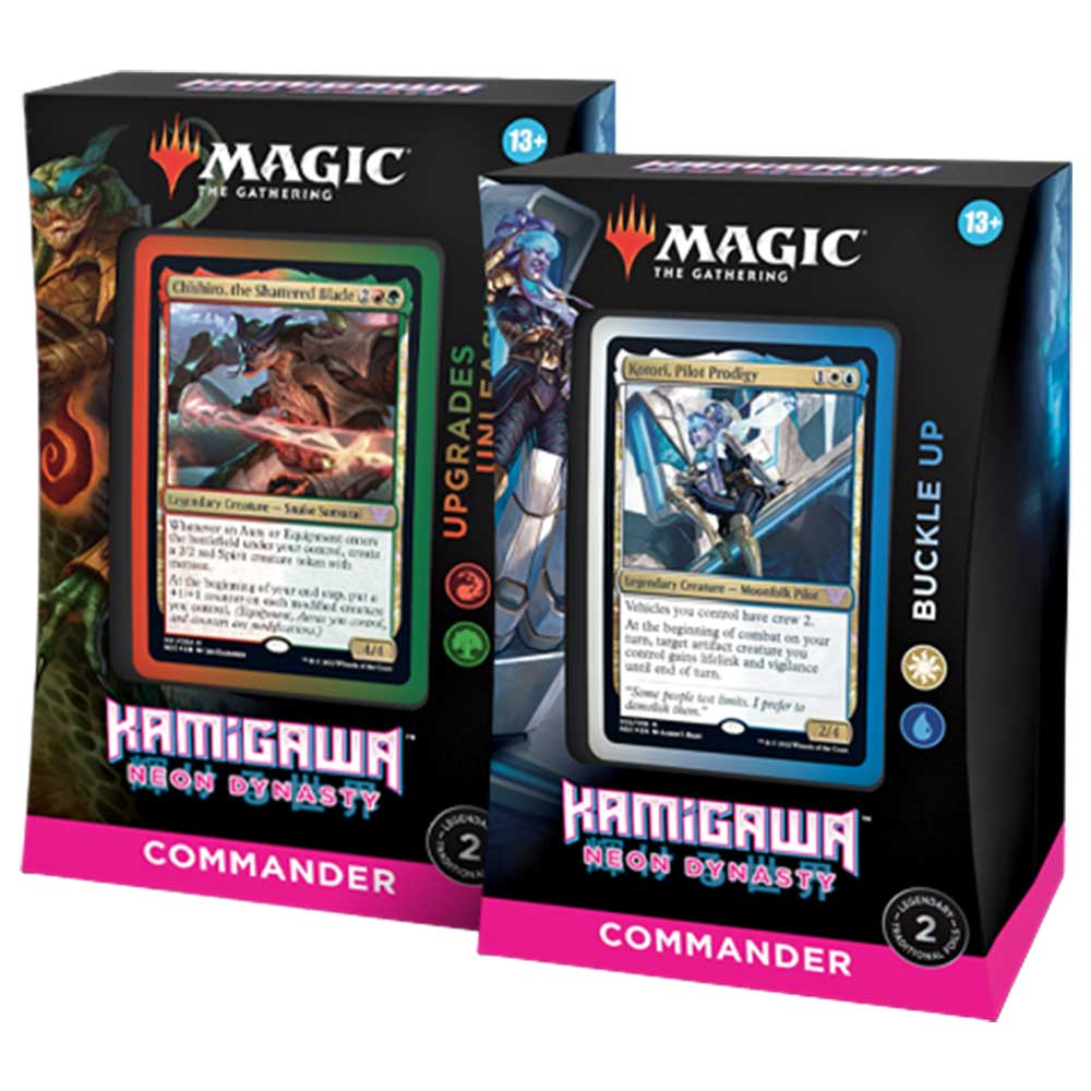 Magic the Gathering Kamigawa Neon Dynasty Commander Deck Box