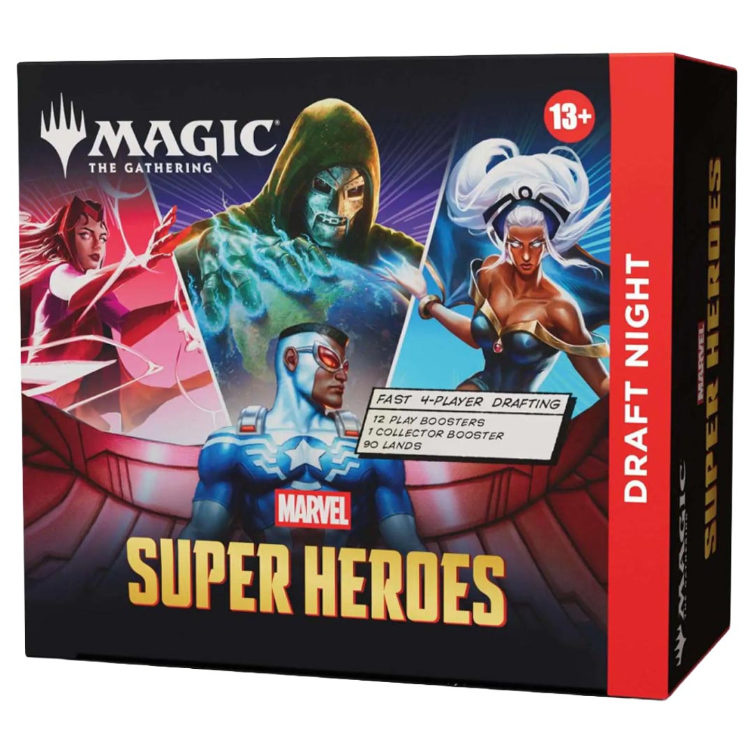 Magic the Gathering Marvel Super Heroes Draft Night Bundle Box