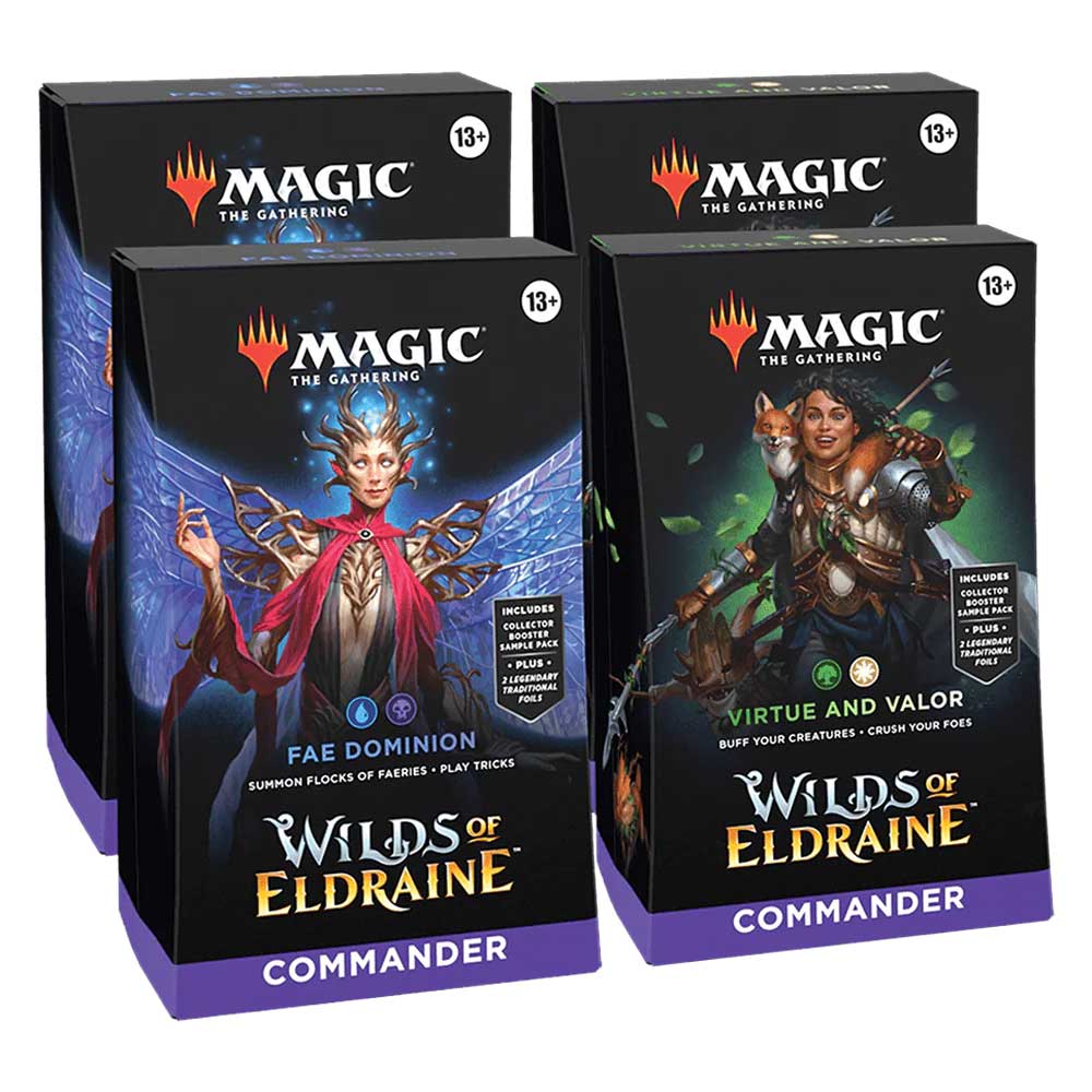 Magic the Gathering Wilds of Eldraine Commander 2-Deck Pair