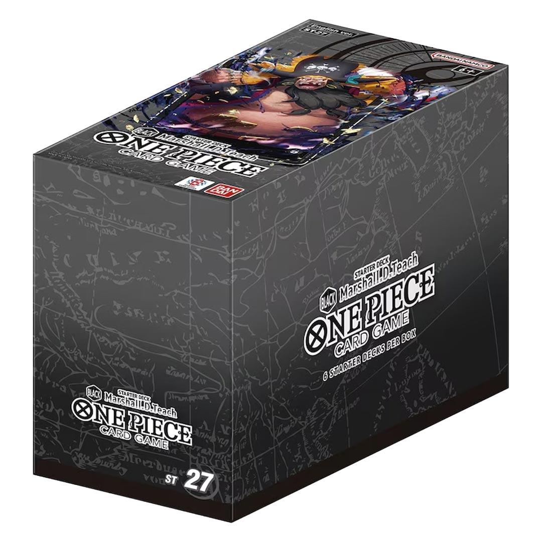 One Piece Marshall.D.Teach Starter Deck - 6 Deck Display