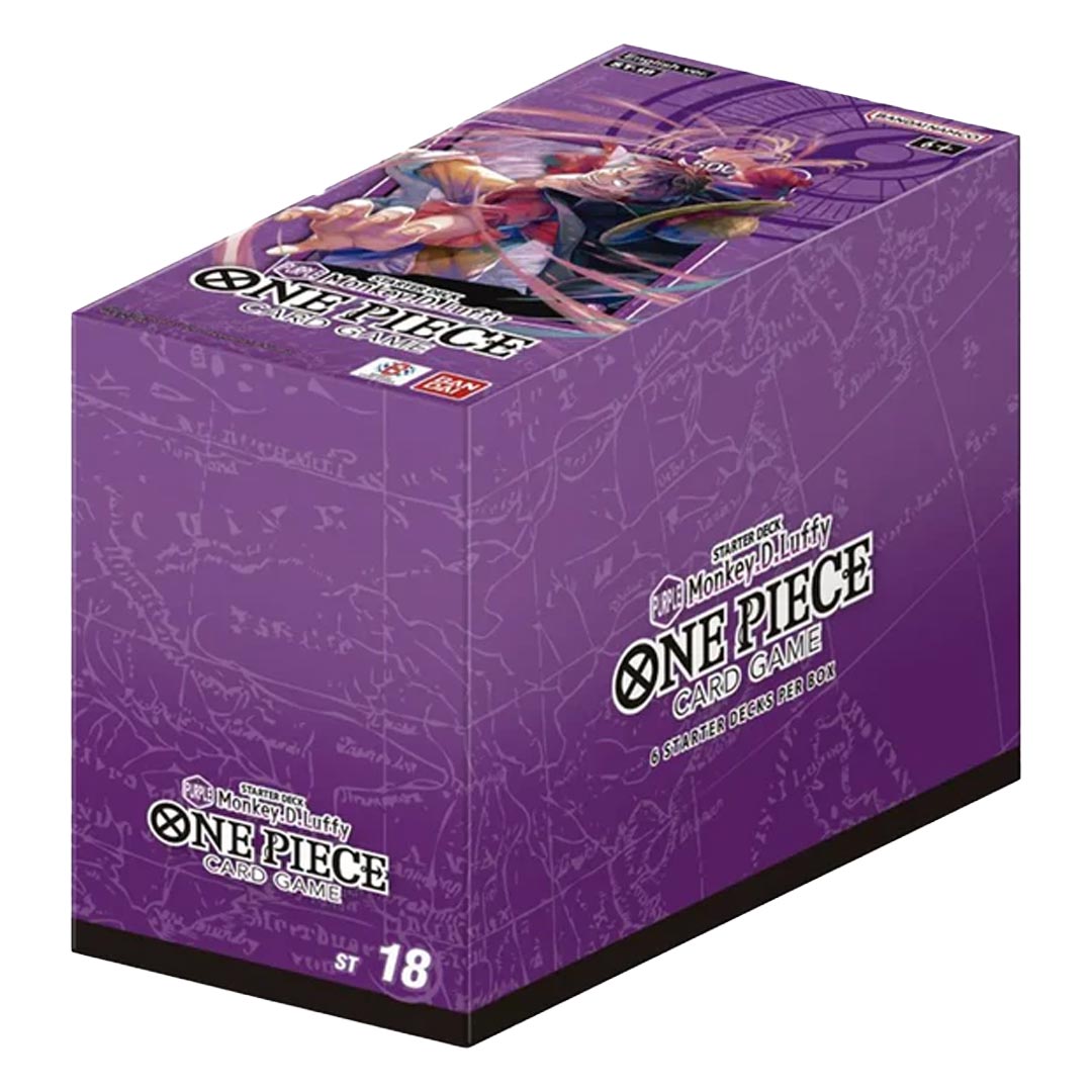 One Piece Monkey D Luffy Starter Deck (Purple) 6-Deck Display