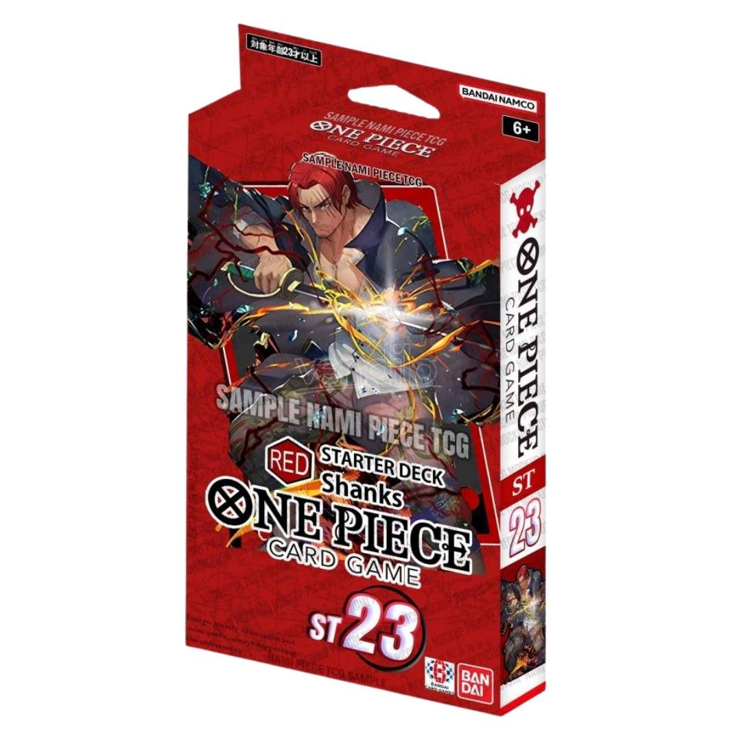 One Piece Shanks Starter Deck-6 Deck Display