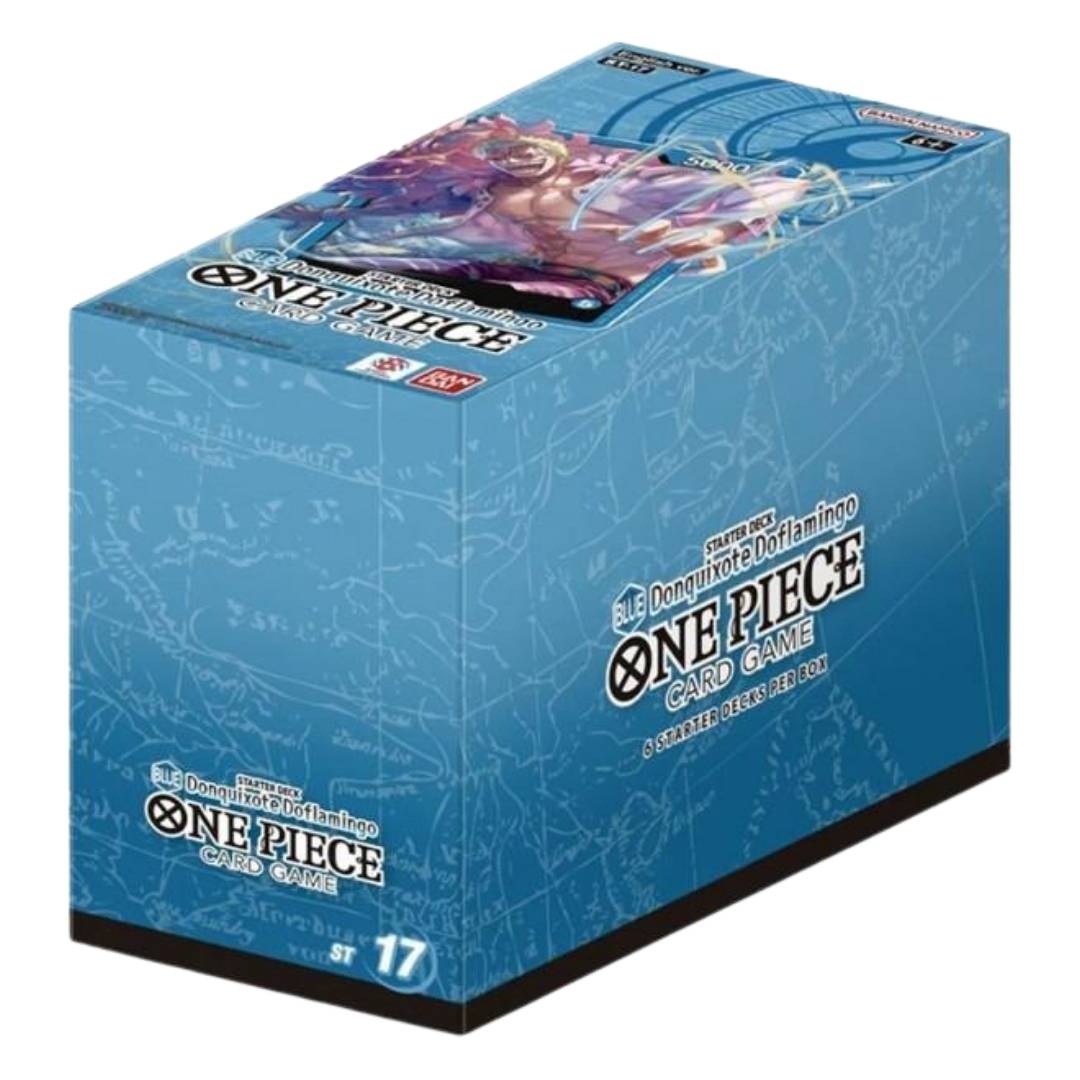 One Piece TCG: Blue Donquixote Doflamingo Starter Deck Display Box