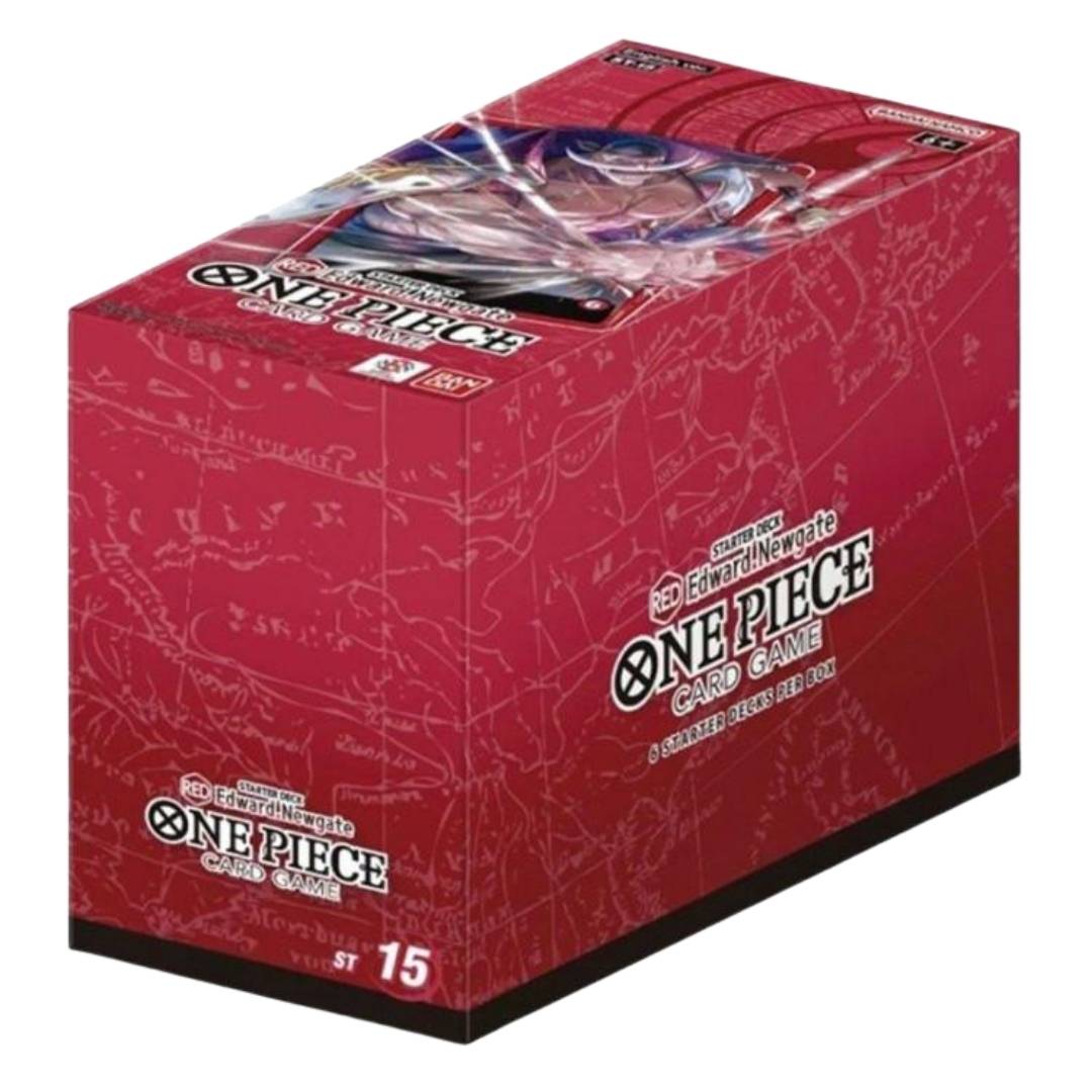 One Piece TCG: Red Edward Newgate Starter Deck Display Box