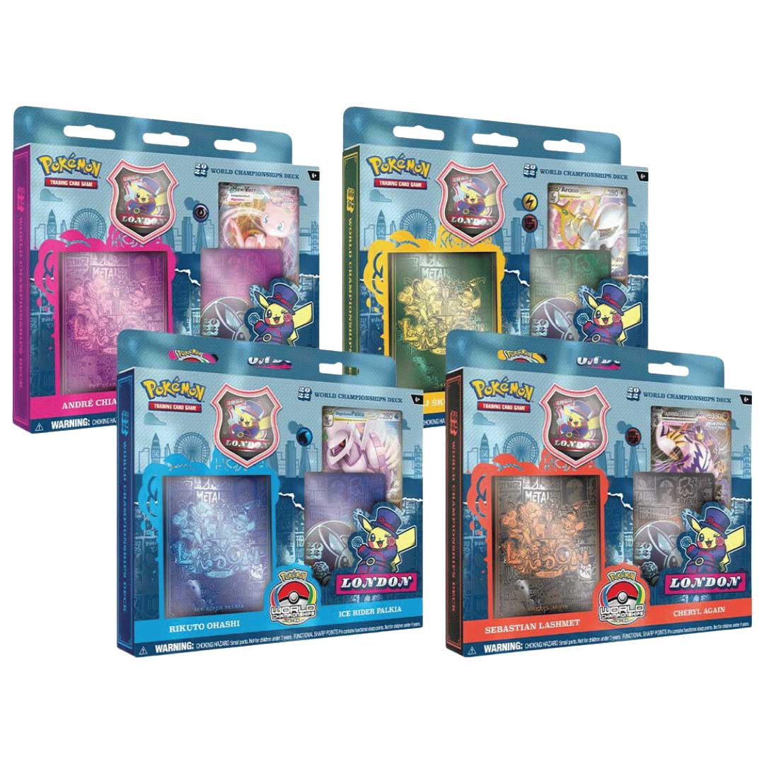 Pokemon 2022 World Championships Deck - Set of 4