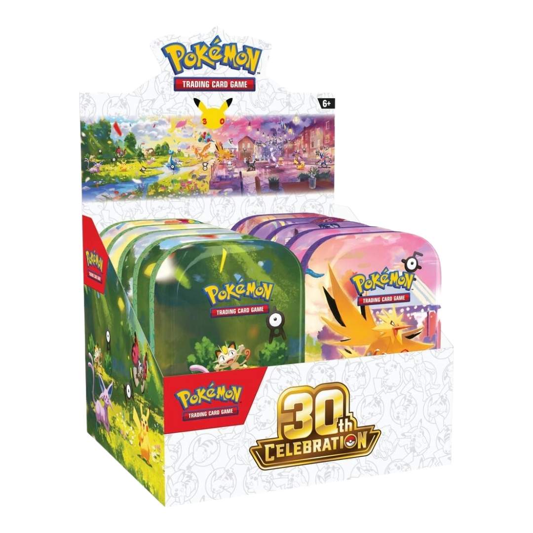 Pokemon 30th Celebration Mini Tin 10-Tin Box