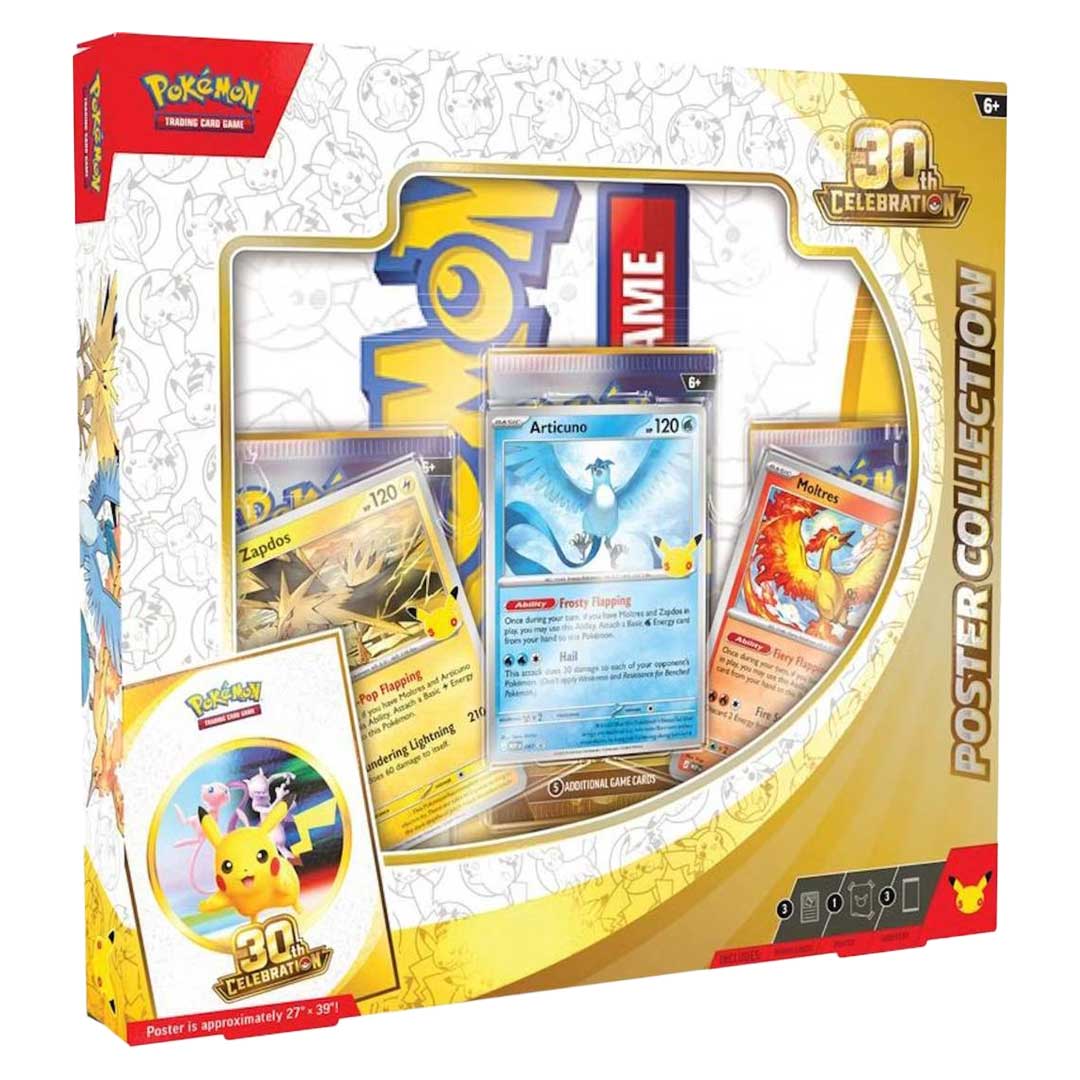 Pokemon 30th Celebration Poster Collection Box