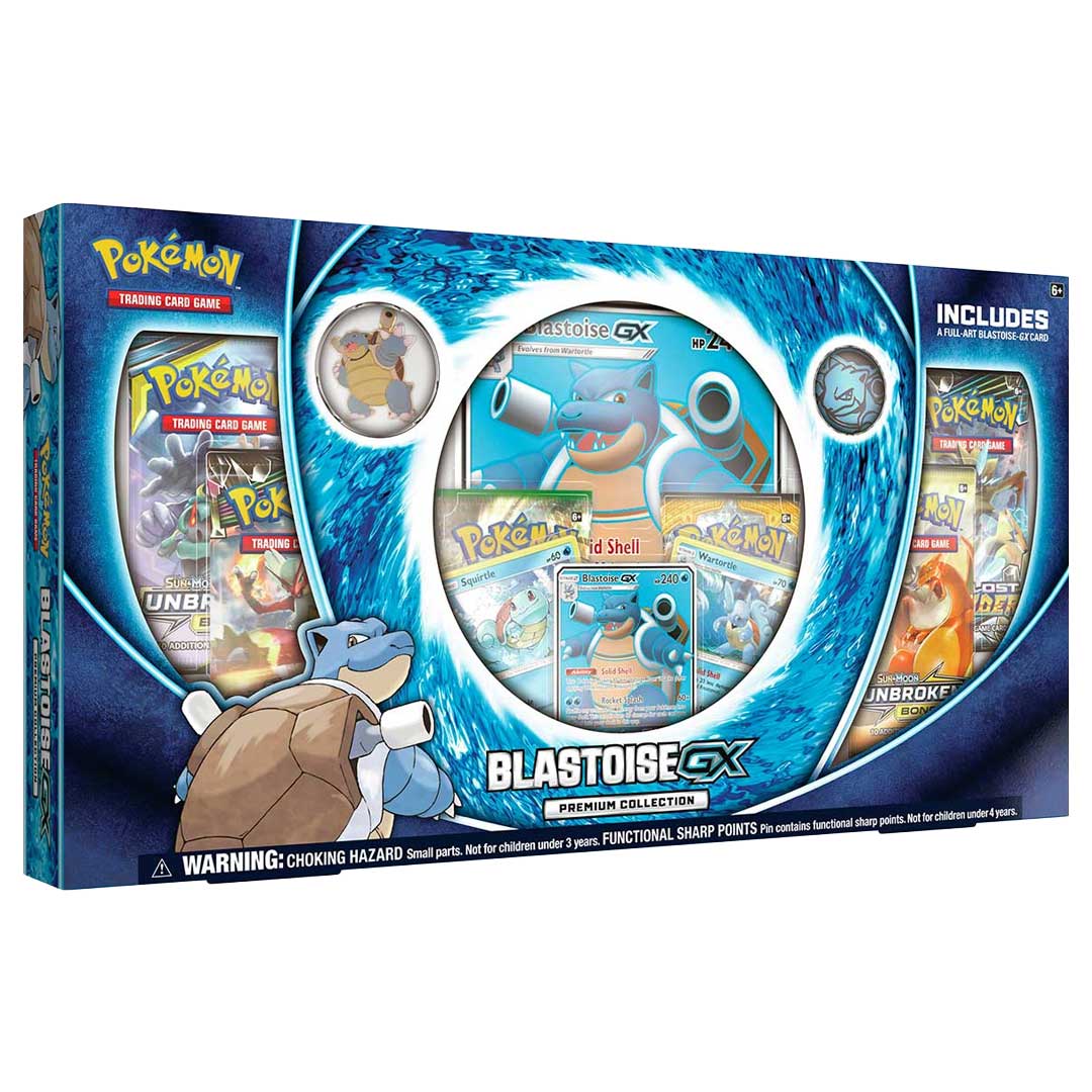Pokemon Blastoise GX Premium Collection Box