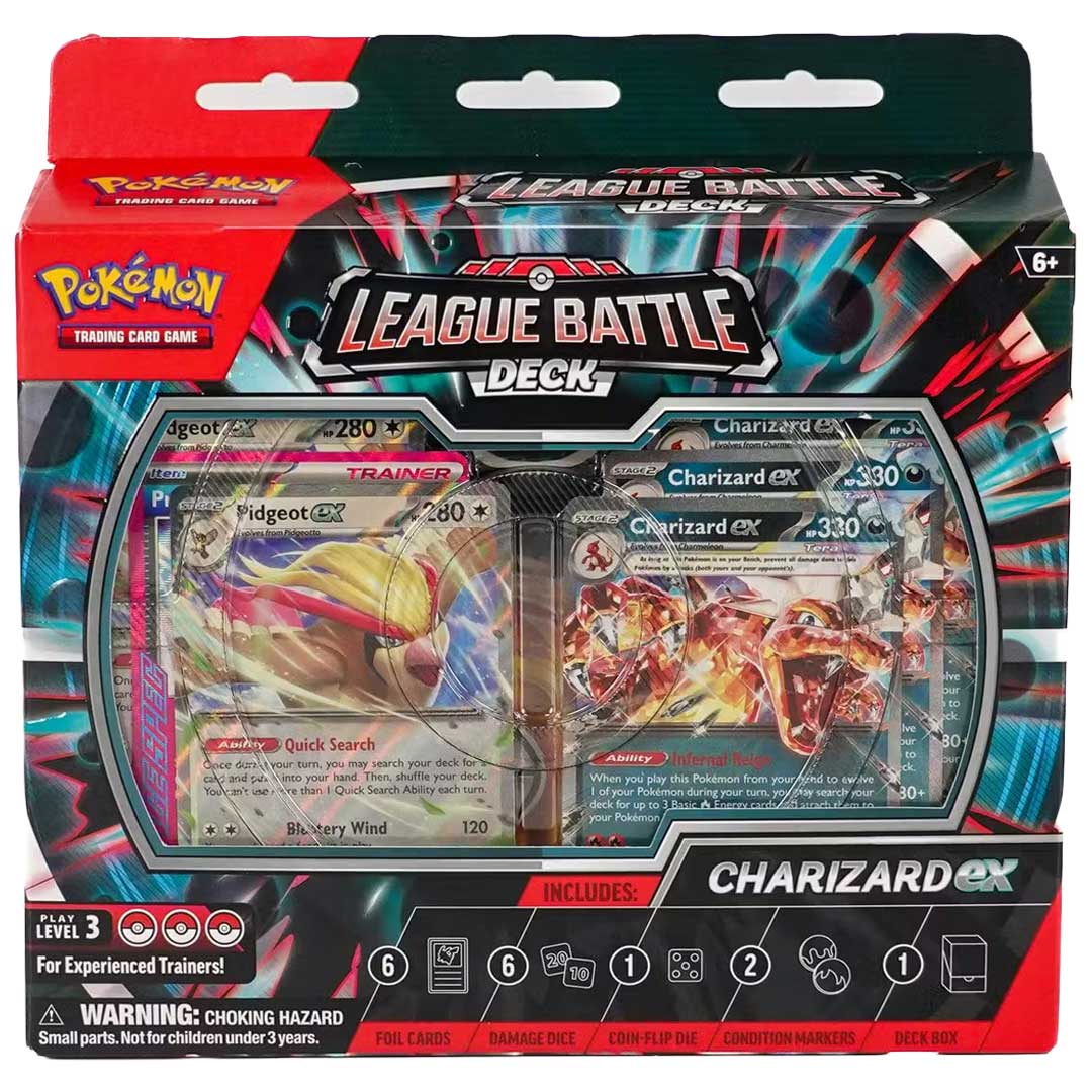 Pokemon Charizard EX League Battle Deck Box