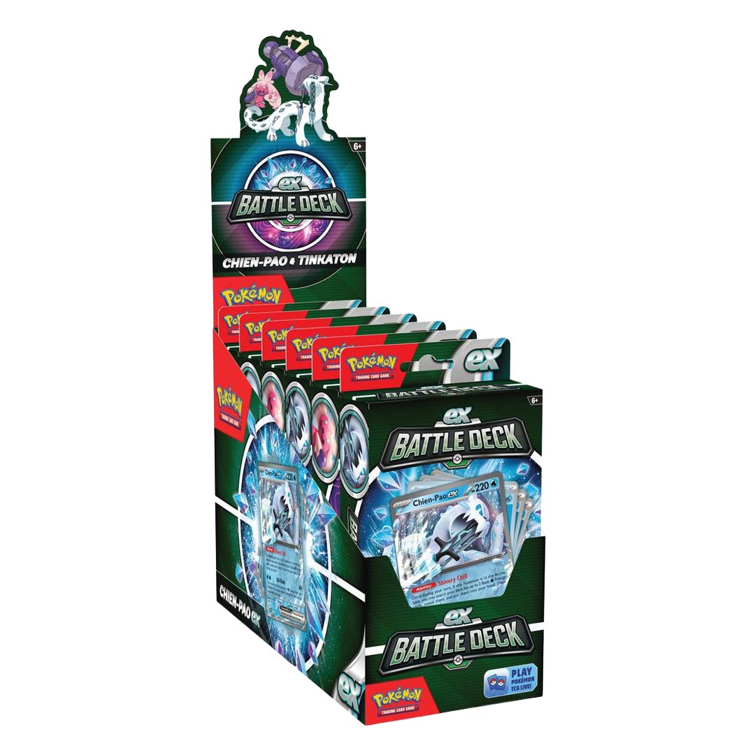 Pokemon Chien-Pao ex / Tinkaton ex Battle 6-Deck Box