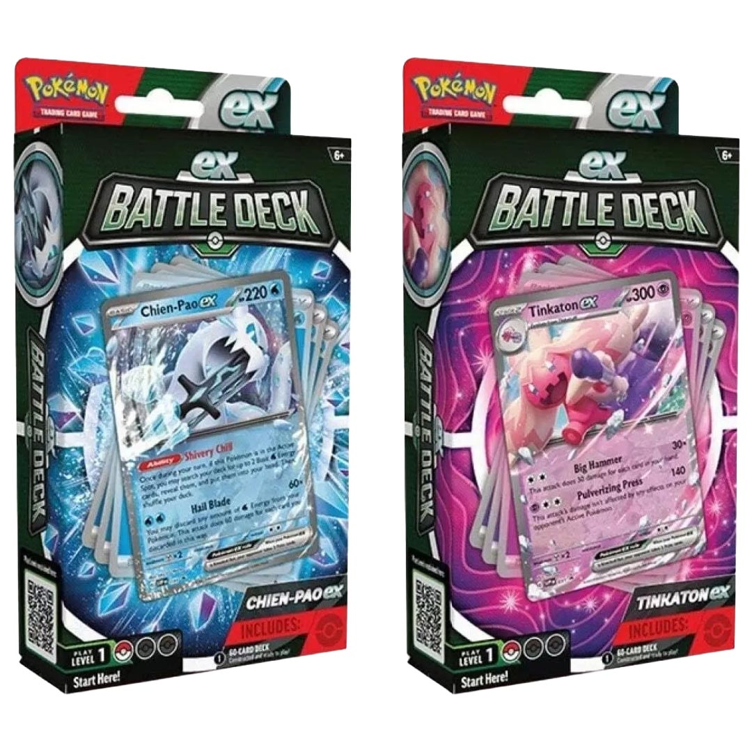 Pokemon Chien-Pao EX Tinkaton EX Battle Deck Pair