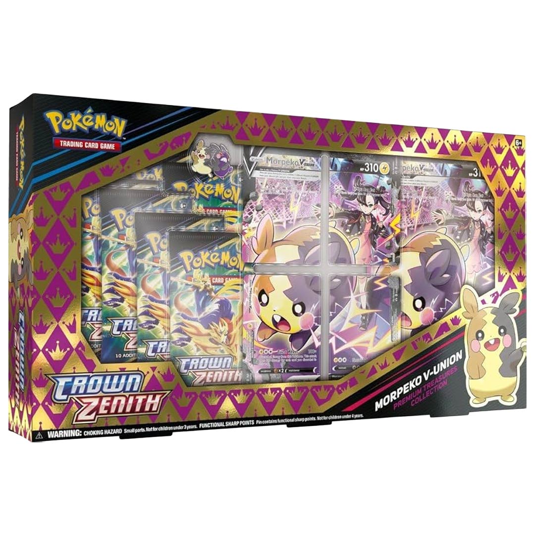 Pokemon Crown Zenith Morpeko V-Union Playmat Premium Collection